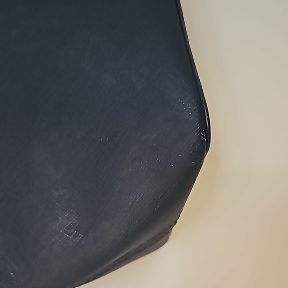 MICHAEL KORS Navy Blue Jet Set Polka Dot Scarf Tote Bag - Picture 10 of 16